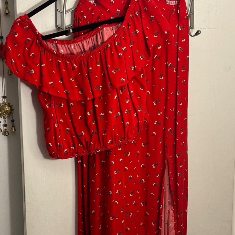 No Boundaries - Ruffle Skirt 2 peice set